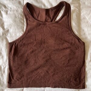 Lululemon Ebb to Street Cropped Racerback Tank